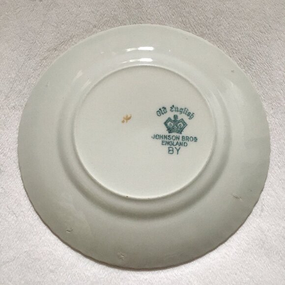 Vintage Old Staffordshire Johnson Bros England MARLOW Dessert Plate #2 - Picture 2 of 6